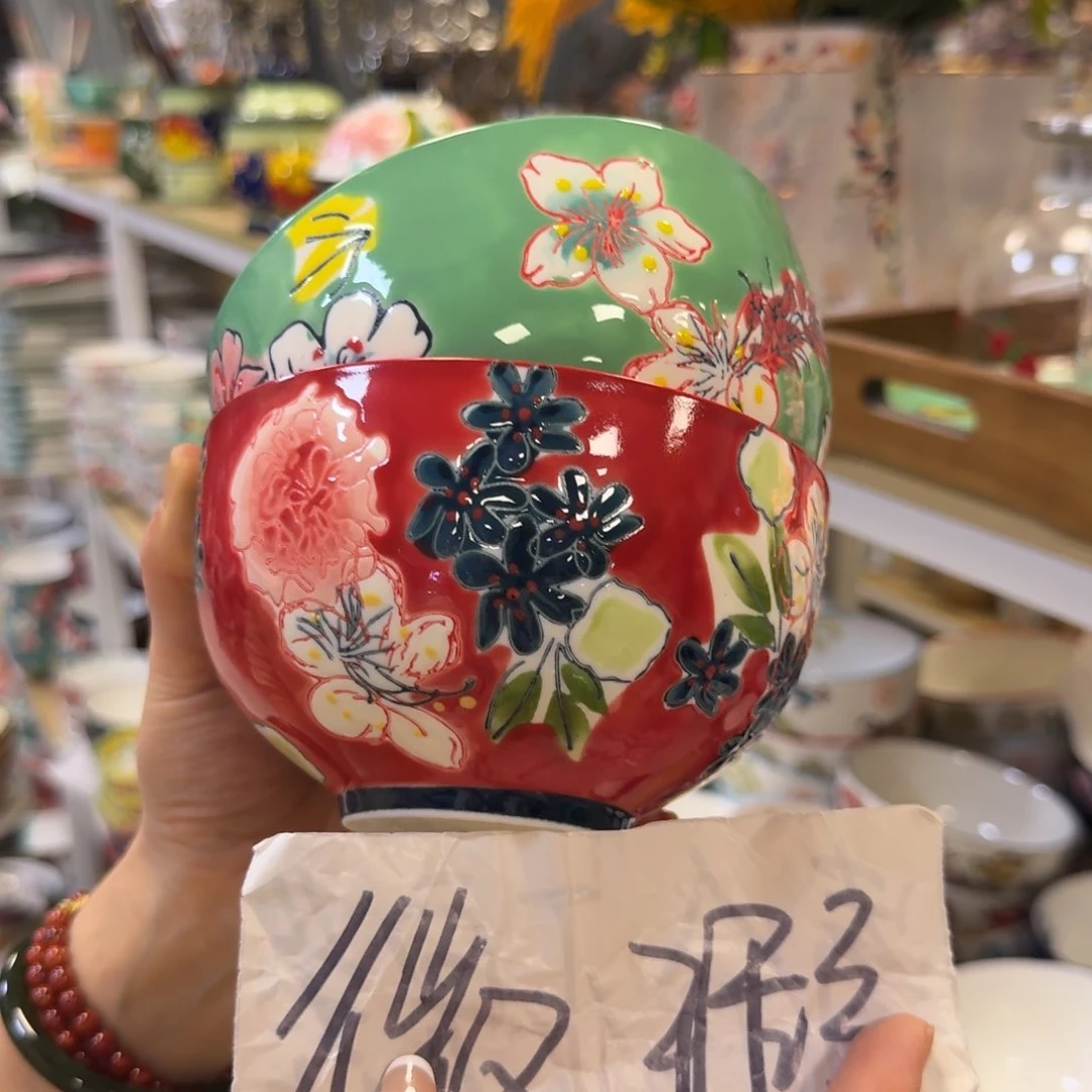 陶瓷微瑕5英寸饭碗2只看图