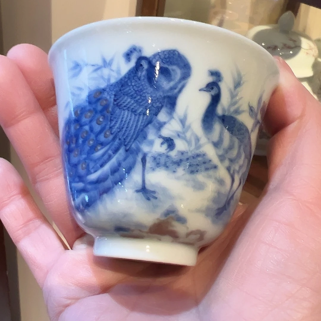 沐月山房原矿青花釉里红