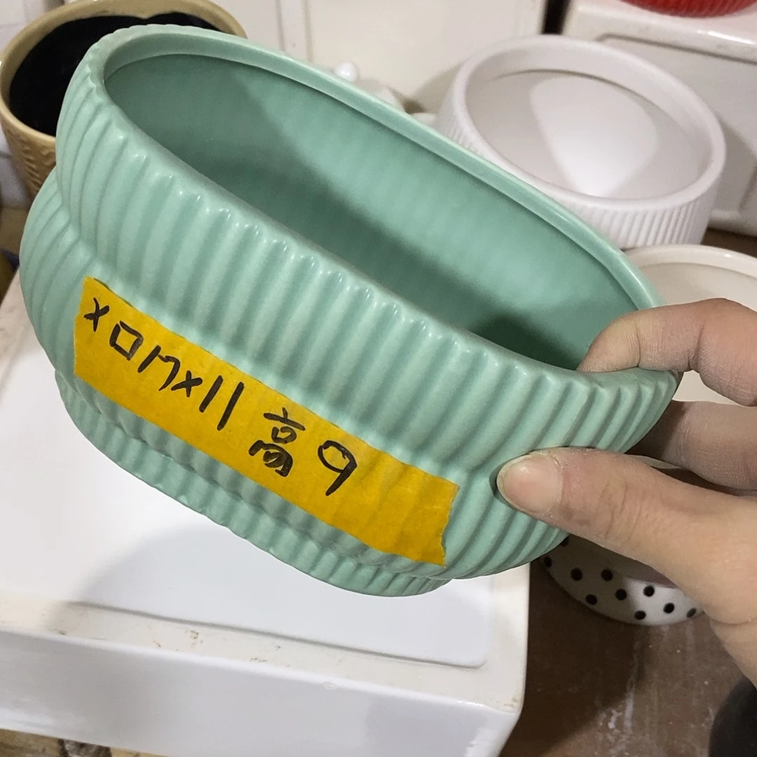 杯子陶陶盆有孔 瑕疵介意勿拍