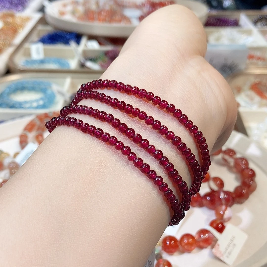 手链未镶嵌石榴石3.5