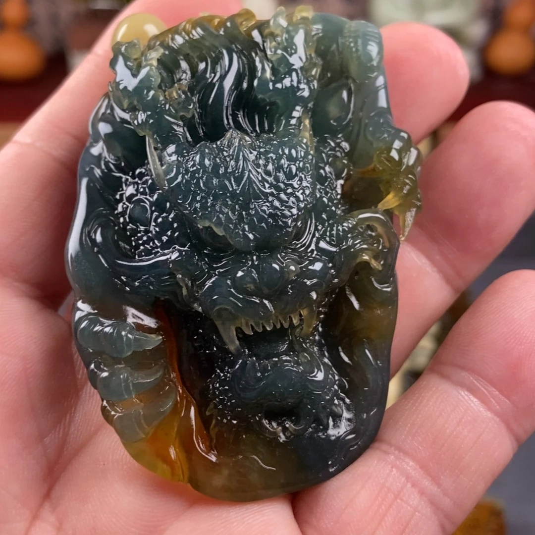 岫玉未镶嵌手把件