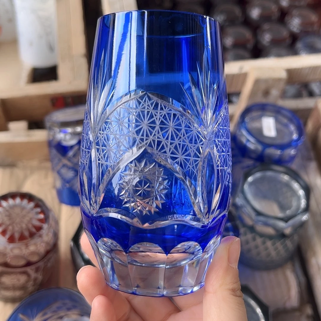 水晶玻璃高脚款微瑕一个