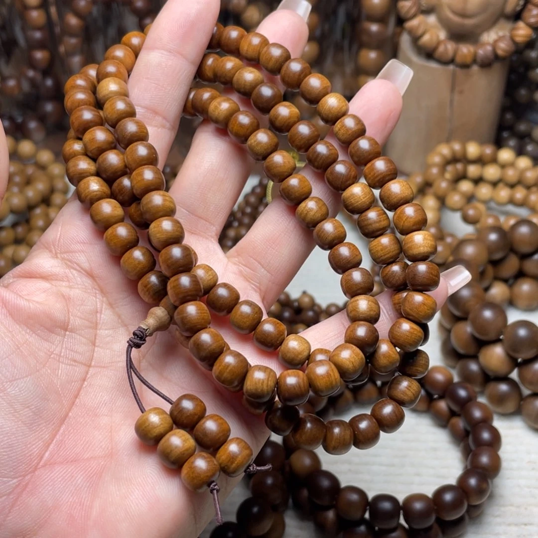 檀香木手串/手链印度老山檀香78老型瑕疵