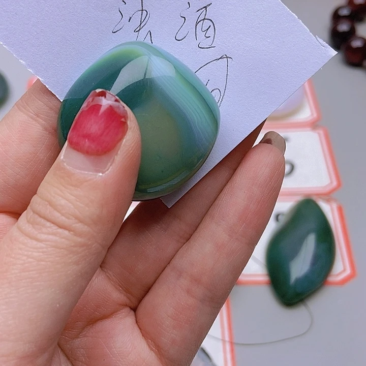 【闪购商品】玛瑙/玉髓珠宝半成品未镶嵌浊*