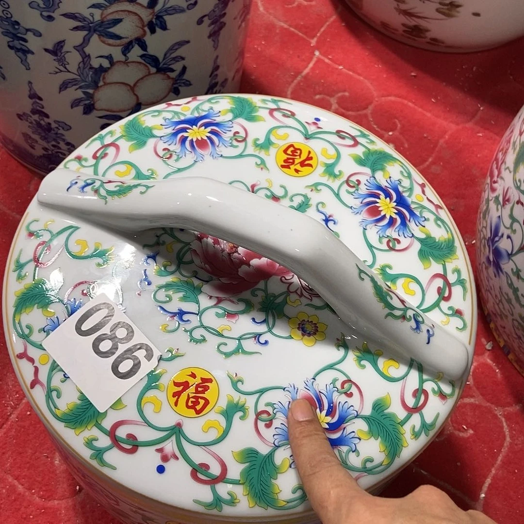 瓷片景德镇陶瓷罐086