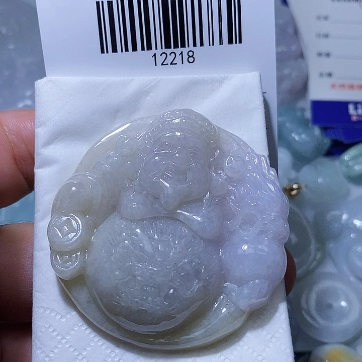 翡翠未镶嵌颈饰天光墟翡翠市场现金代购
