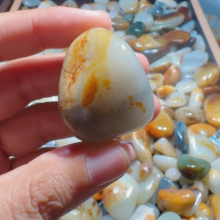 和田玉未镶嵌挂件48克