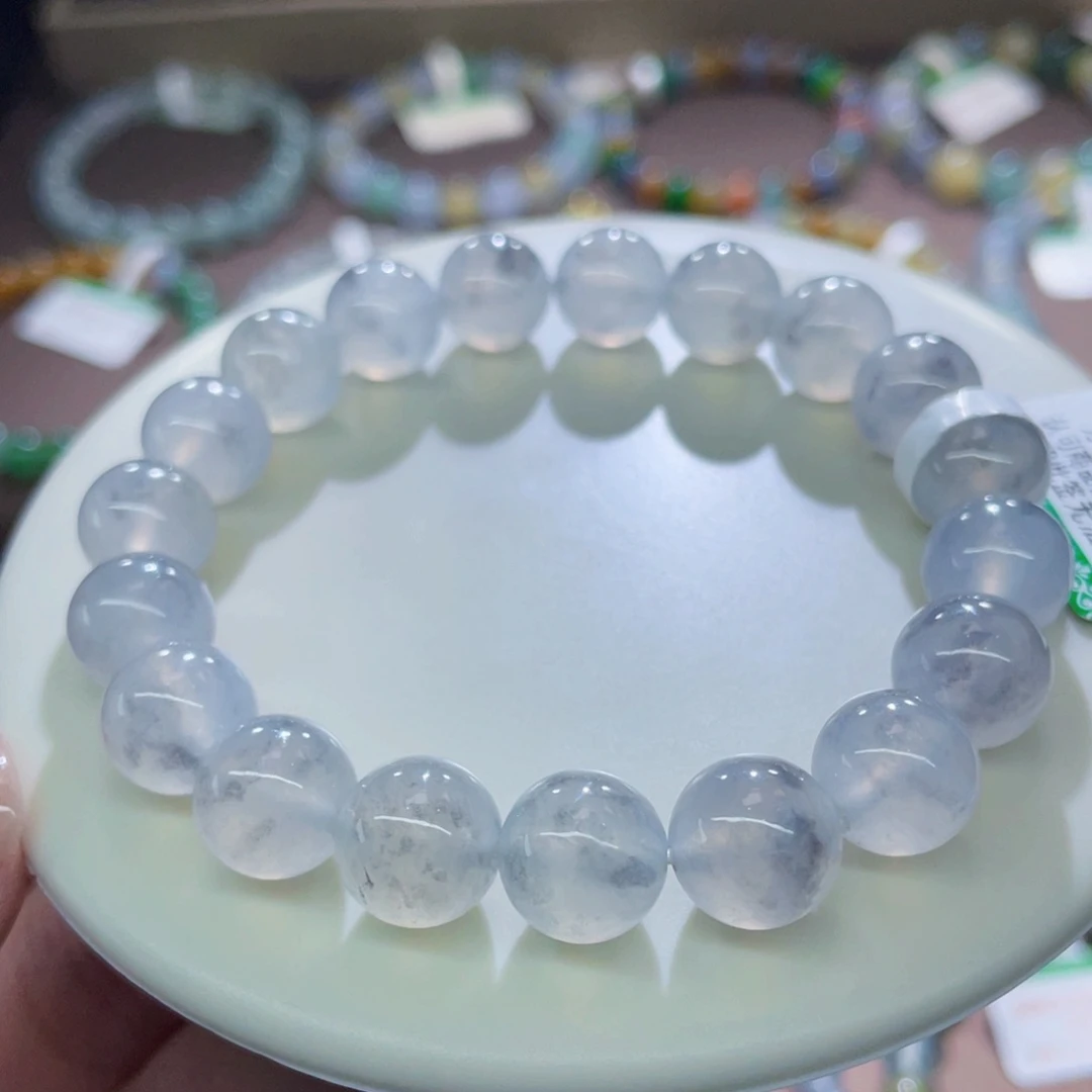 未镶嵌手链翡翠水墨卡10