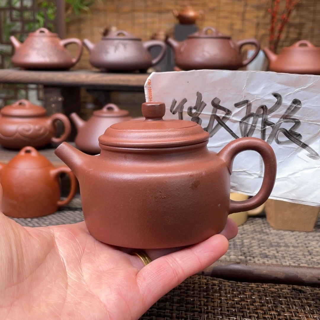 紫砂茶壶宜兴原矿紫砂手工制微瑕170