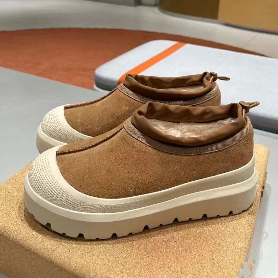 【王一博同款】塔斯曼雪地靴男女款羊皮毛一体防滑低帮厚底加绒保暖