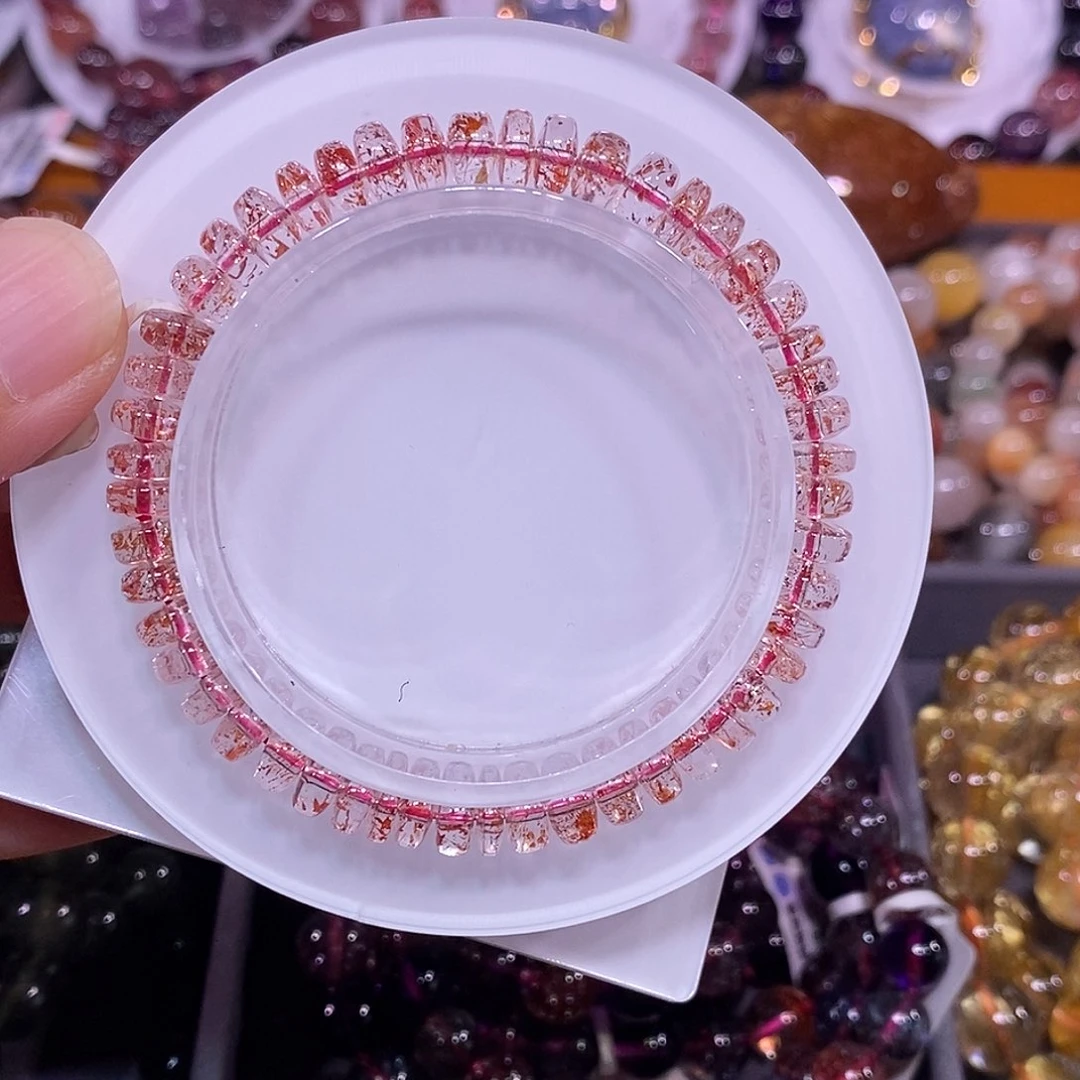 未镶嵌手链水晶金草莓6.5