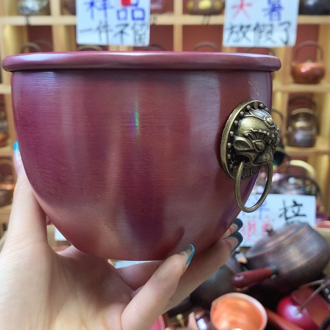 故宫缸全紫铜建水