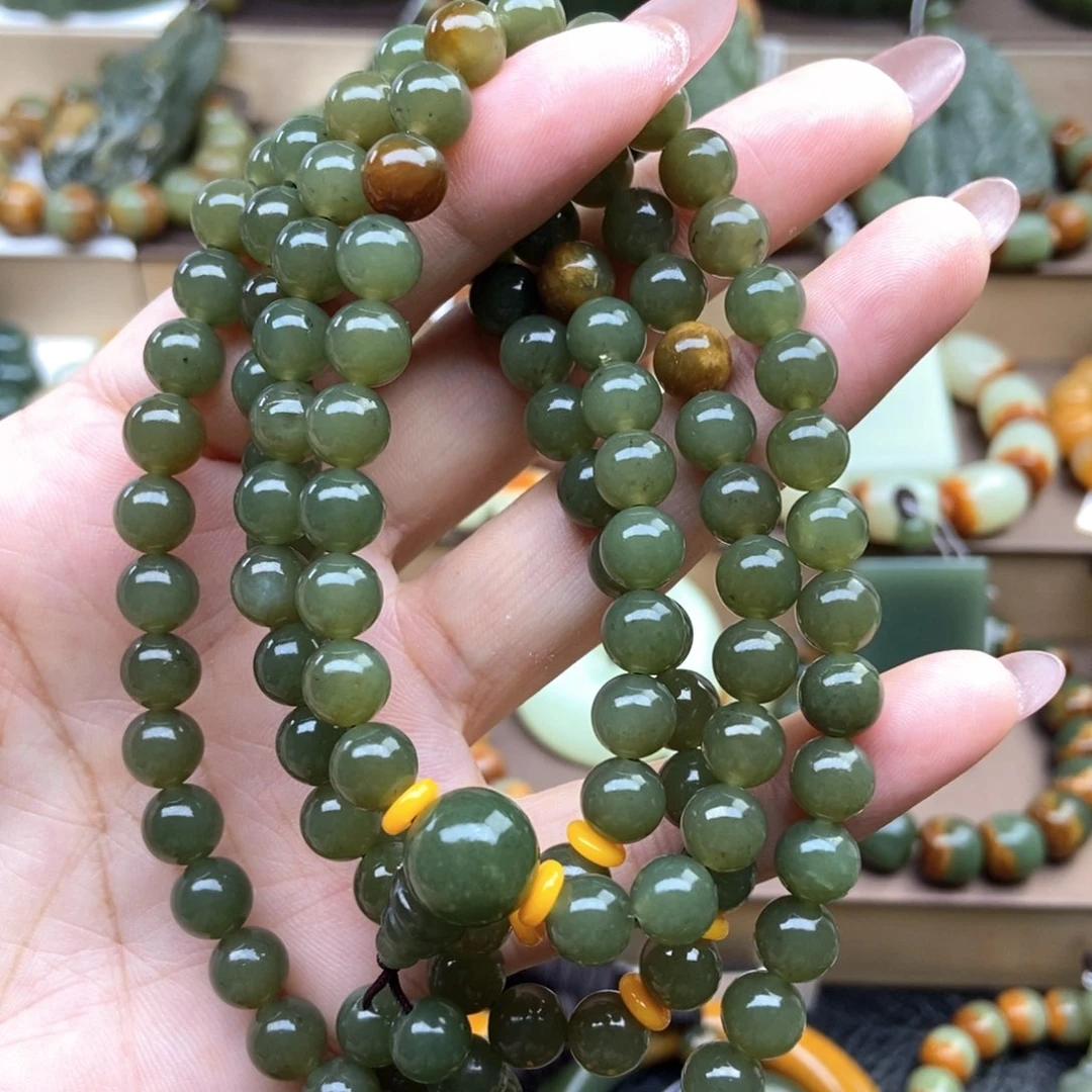 手串未镶嵌透闪石质玉
