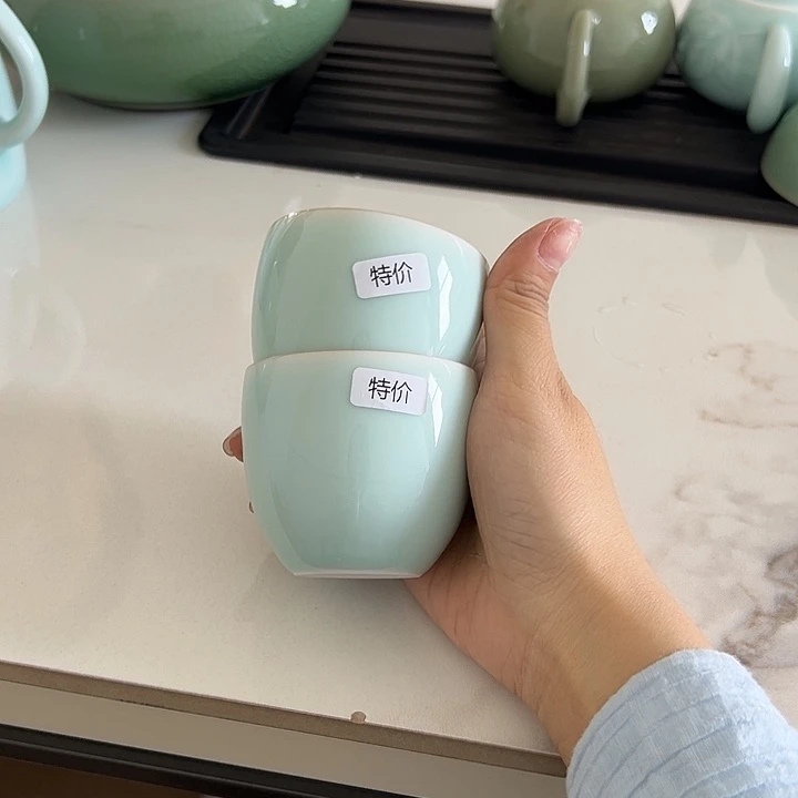 小米茶器龙泉青瓷