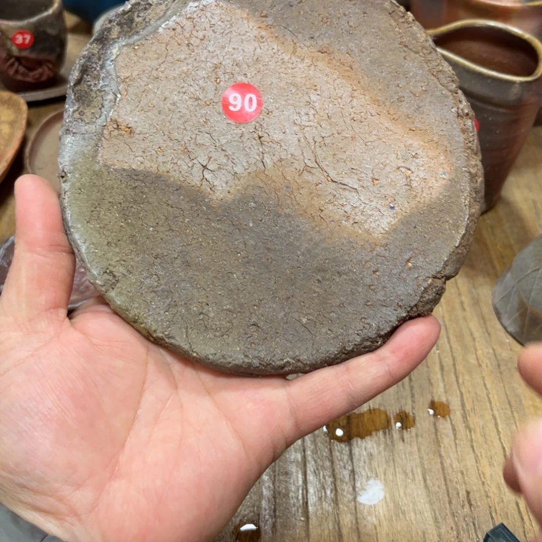 森丁斋备前茶杯茶勺茶盘