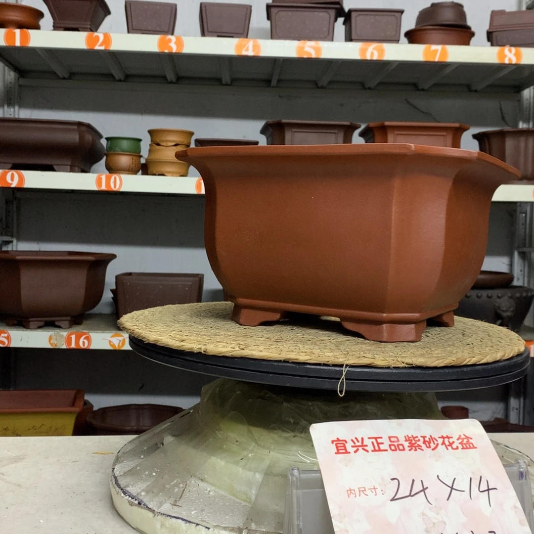 花盆紫砂宜兴紫砂花盆包邮