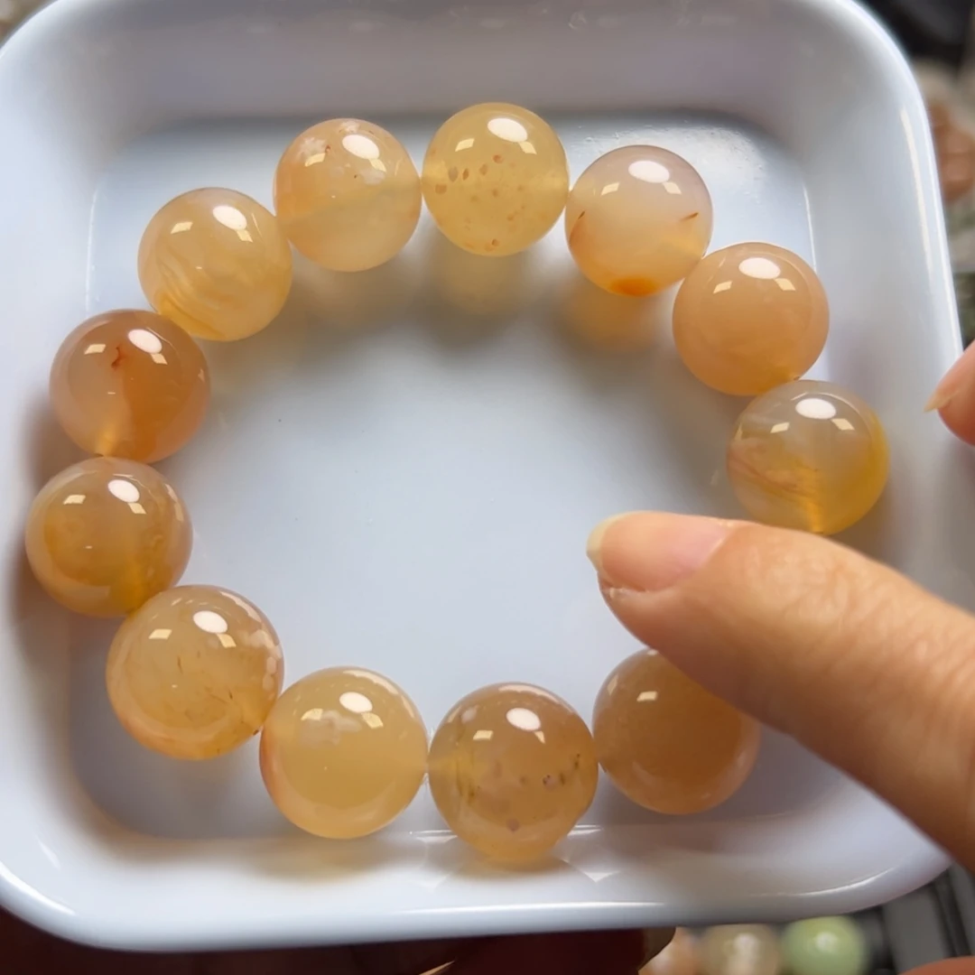 未镶嵌玛瑙/玉髓珠宝半成品