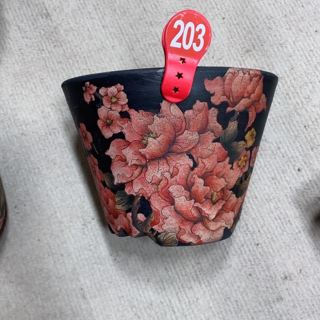紫砂花盆石**生陶瓷多肉花盆瑕疵