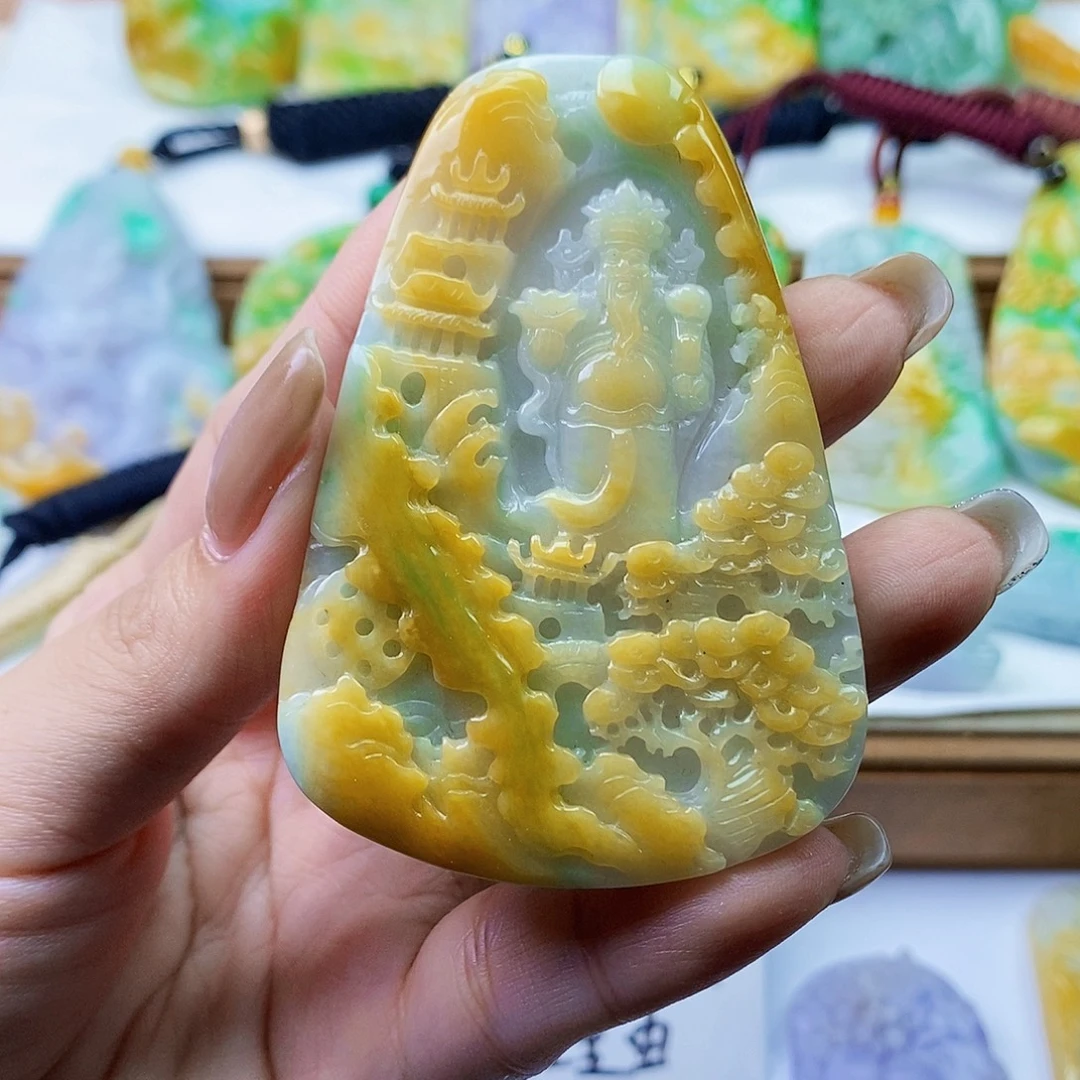 颈饰未镶嵌翡翠翡翠