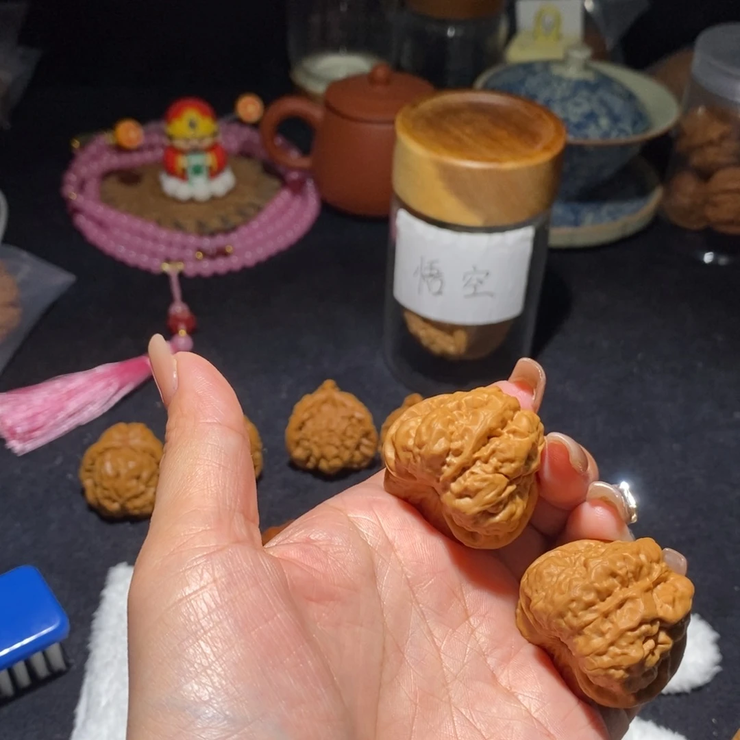 文玩核桃吊坠蒲*英石子蛙35