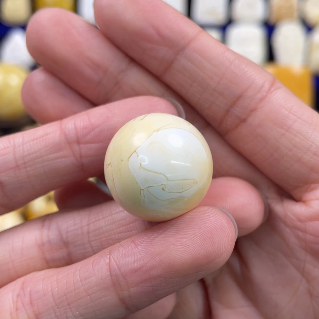 蜜蜡裸石未镶嵌琥珀蜜蜡珠子卡21.8mm