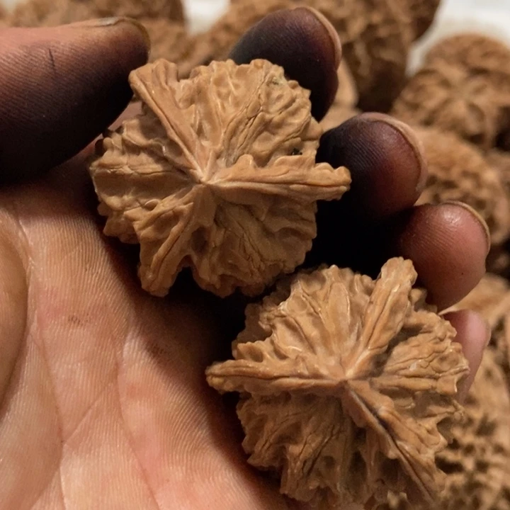盘山三棱文玩核桃