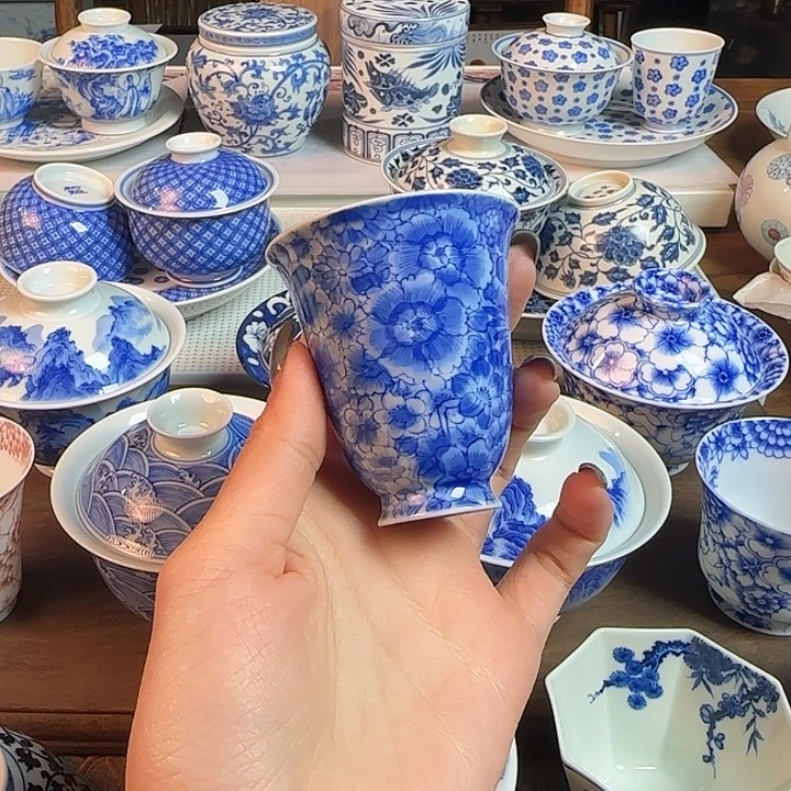 名窑口 点工万花闻香杯放漏