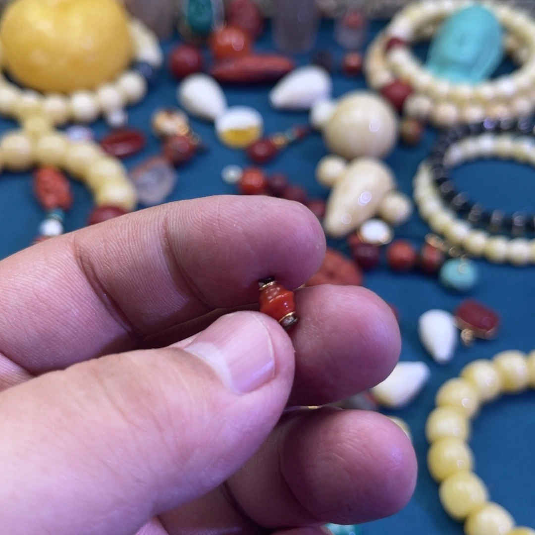 南红玛瑙18K金镶嵌珠宝奇石4