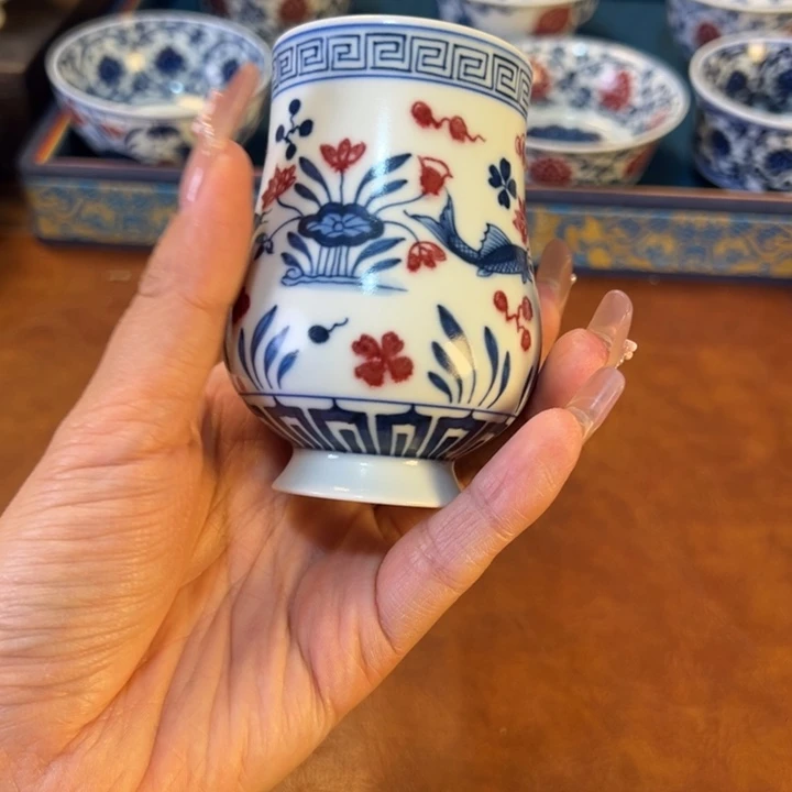 瓷片景德镇陶瓷手工手绘