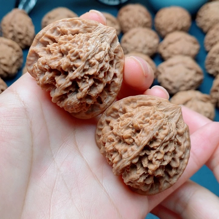 文玩核桃把件满天星42全品