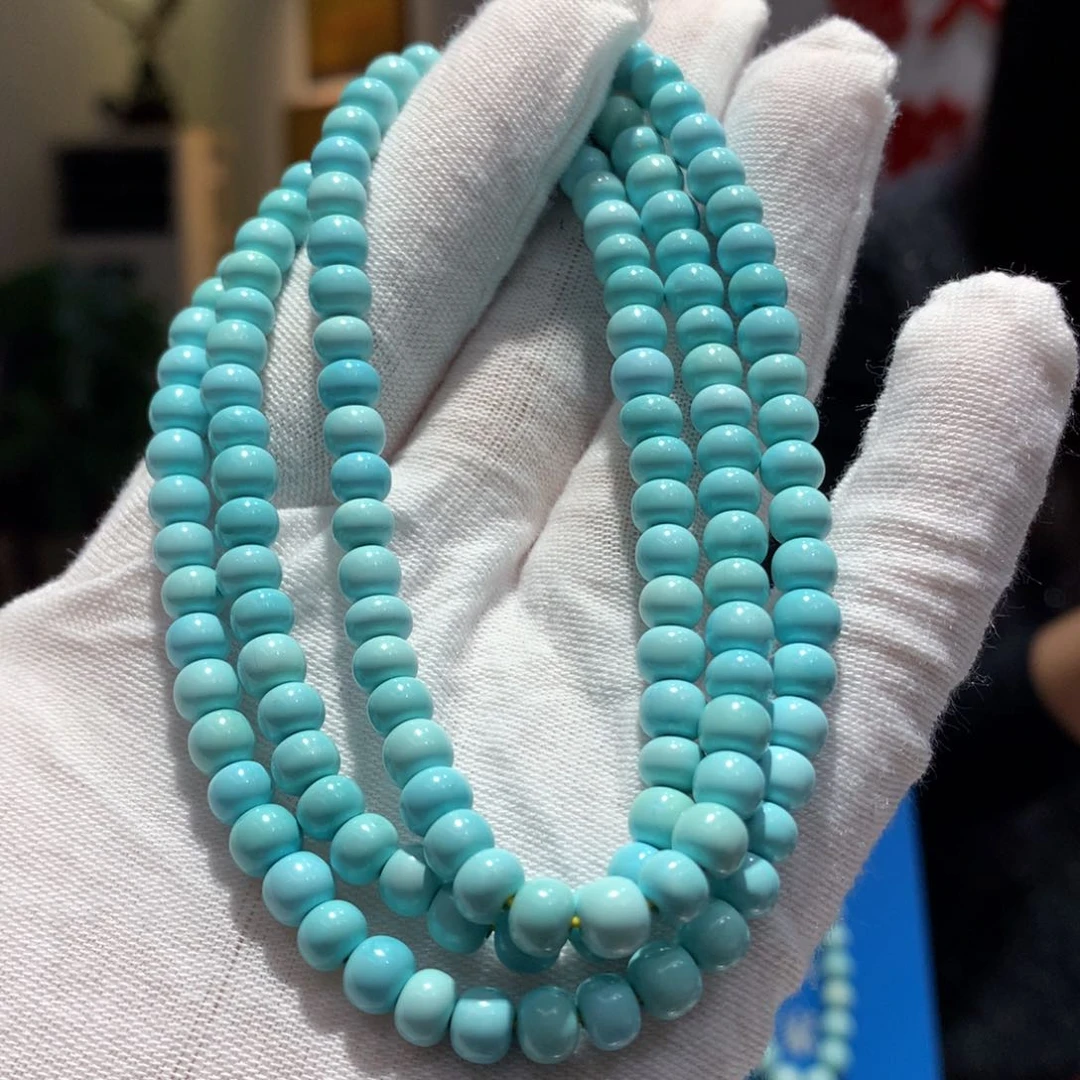 未镶嵌绿松石长链