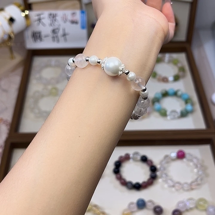 银S925镶嵌手链水晶