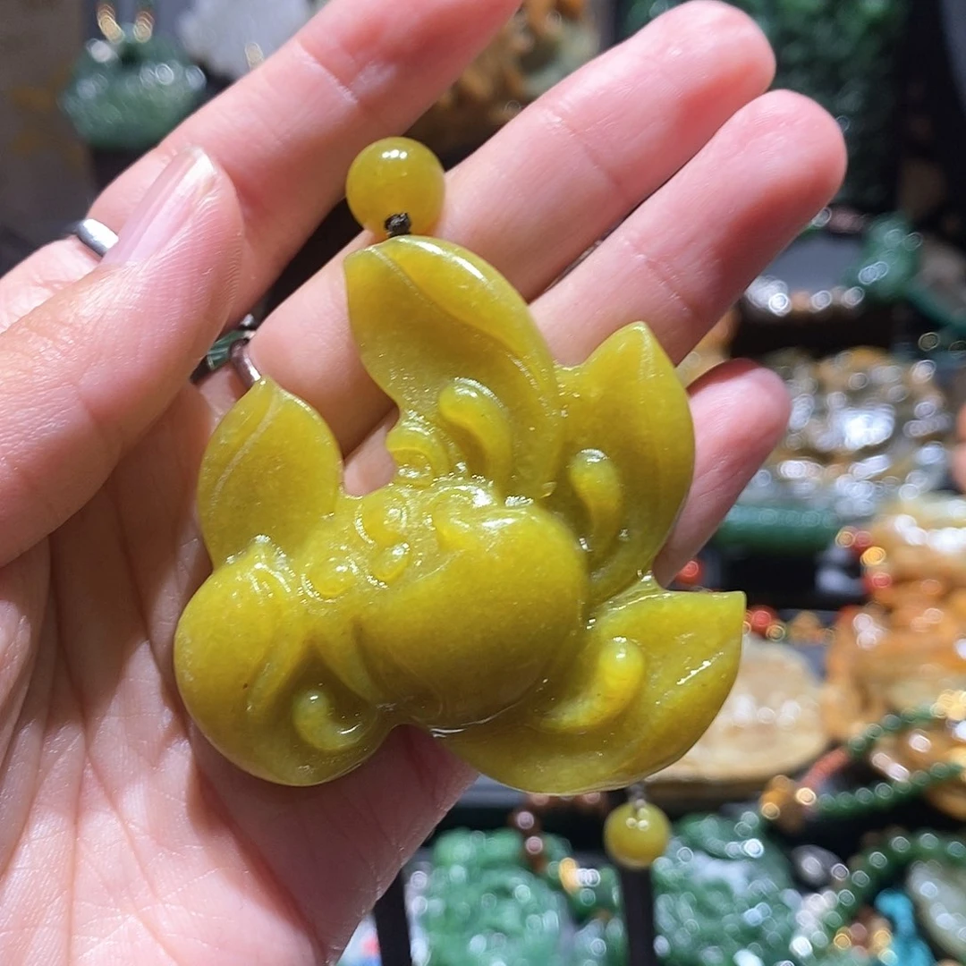未镶嵌岫玉毛衣链