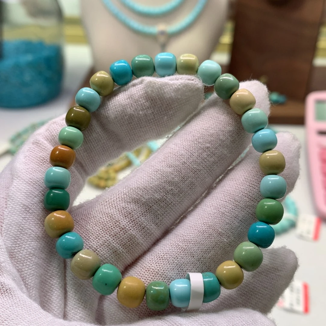 没***子绿松石未镶嵌配饰