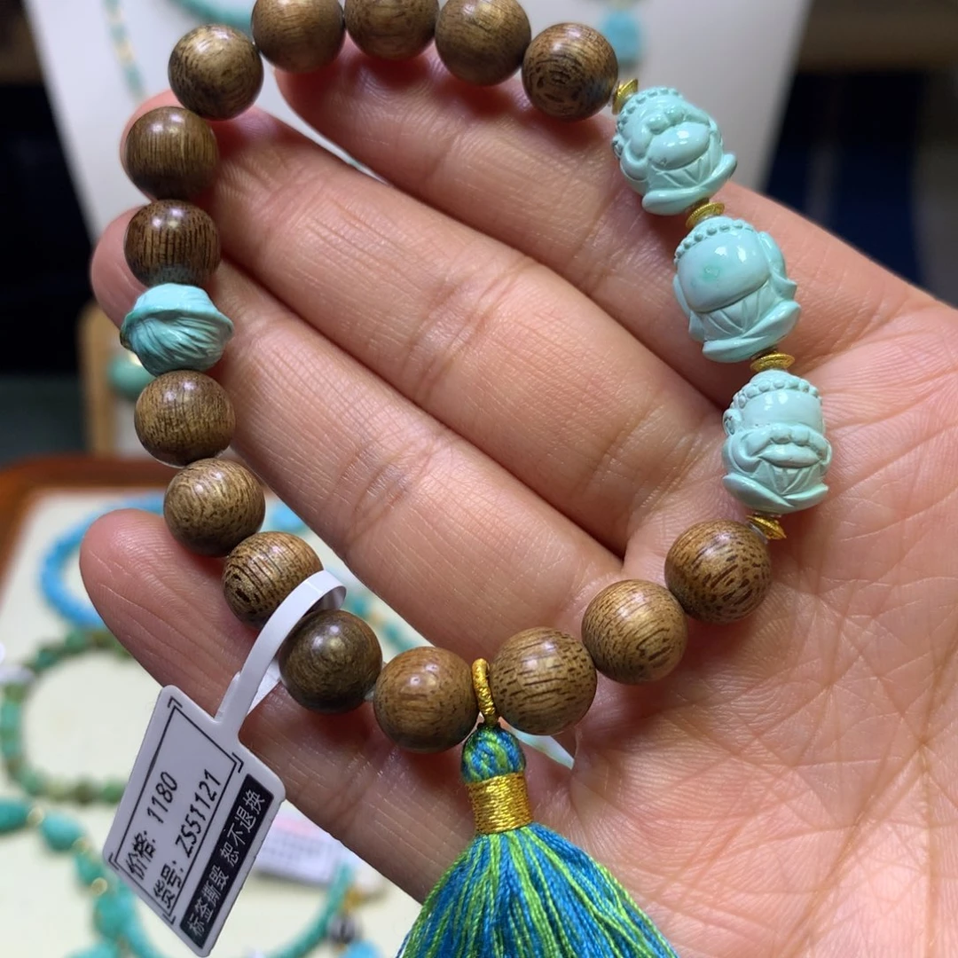 绿松石18K金镶嵌单圈