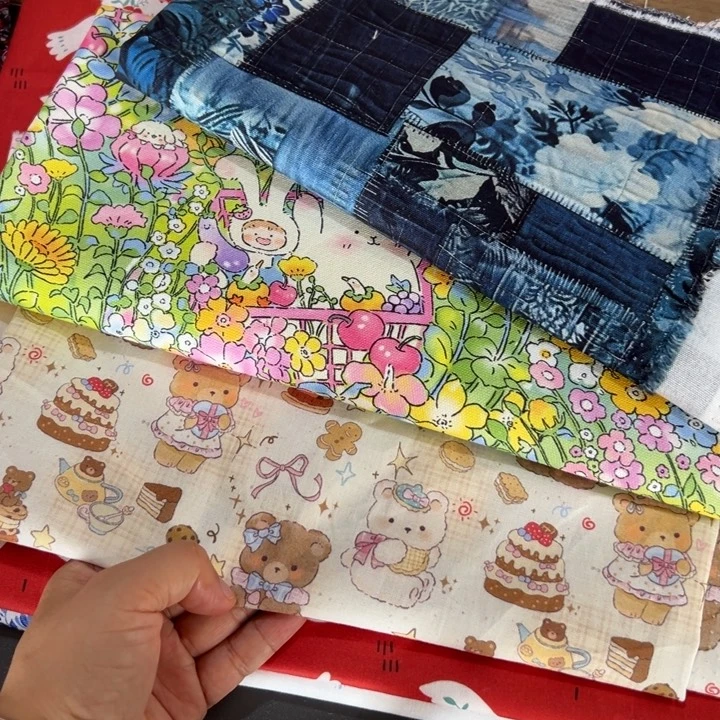 棉3块布头纯棉布1果子布艺块