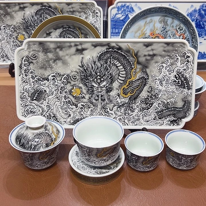 摆件景德镇陶瓷艺术展演厅及艺术展演