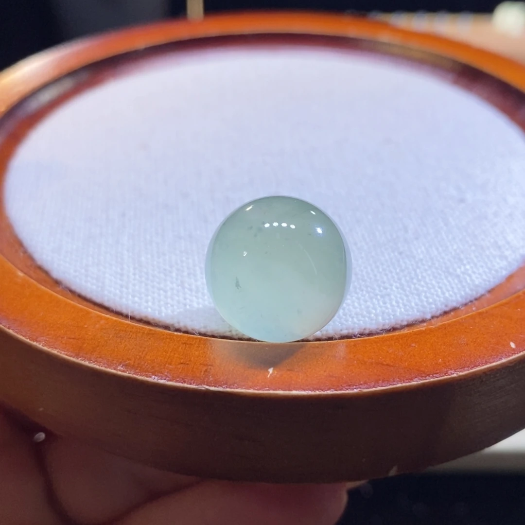 翡翠未镶嵌吊坠(不含链)翡翠高冰晴绿大珠卡16.5m