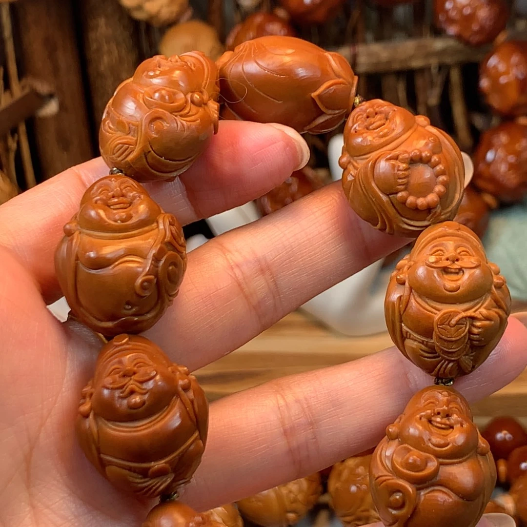 手串/手链橄榄核拥****?橄榄核财迷手串