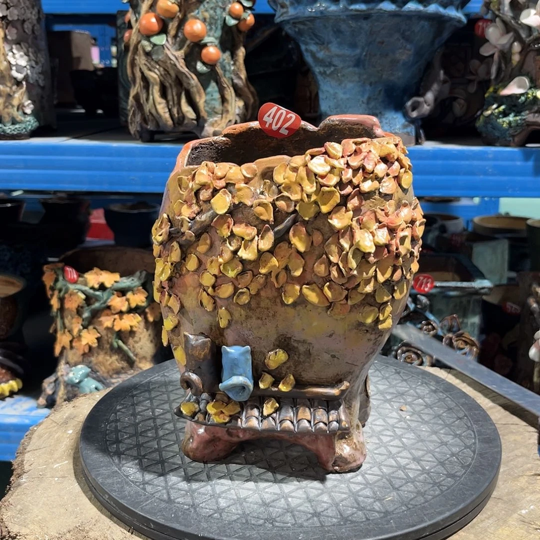 402 号陶然花器手工花盆