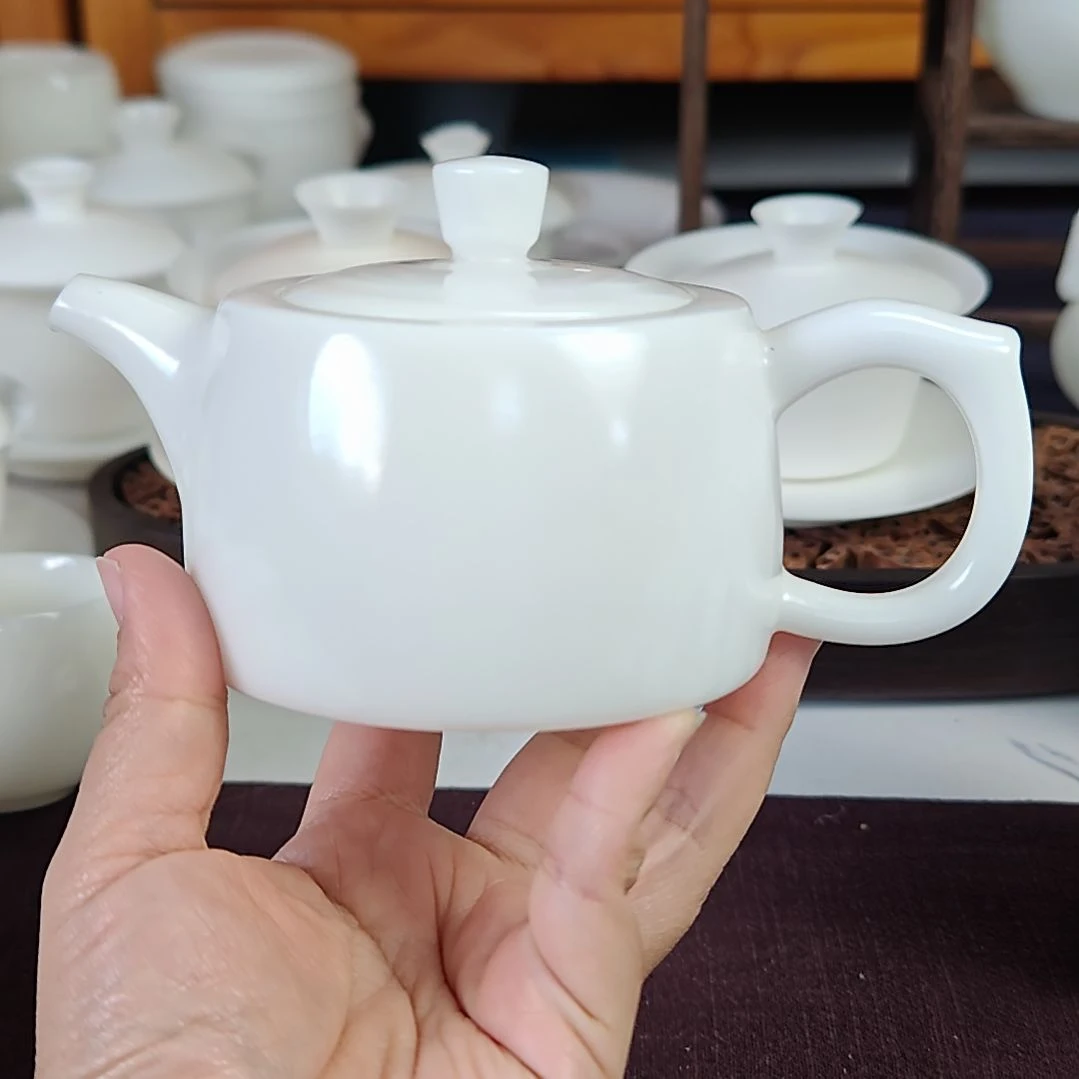 冰种素烧井栏壶260ml