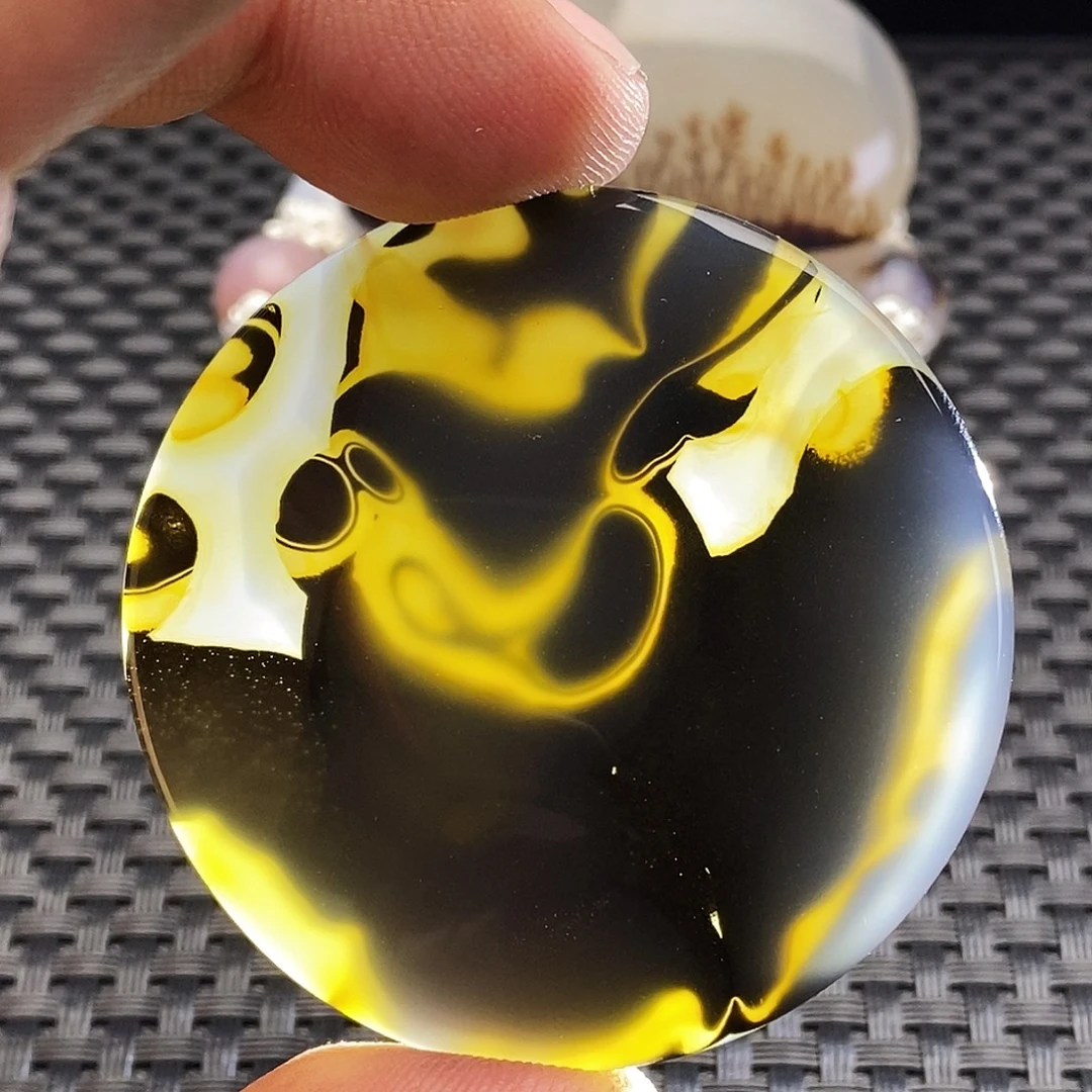 玛瑙/玉髓未镶嵌吊坠(不含链)410