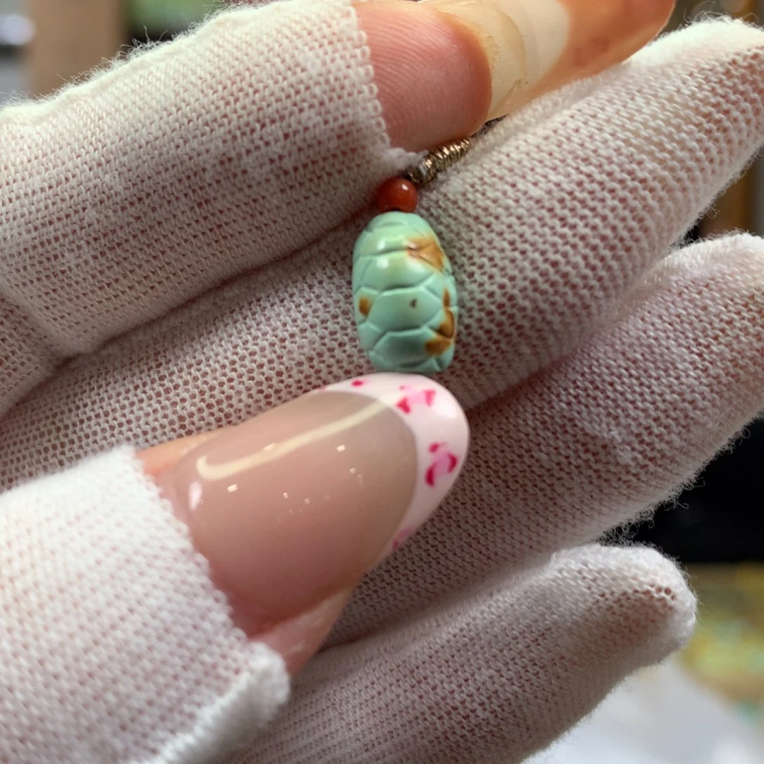 绿松石未镶嵌挂件