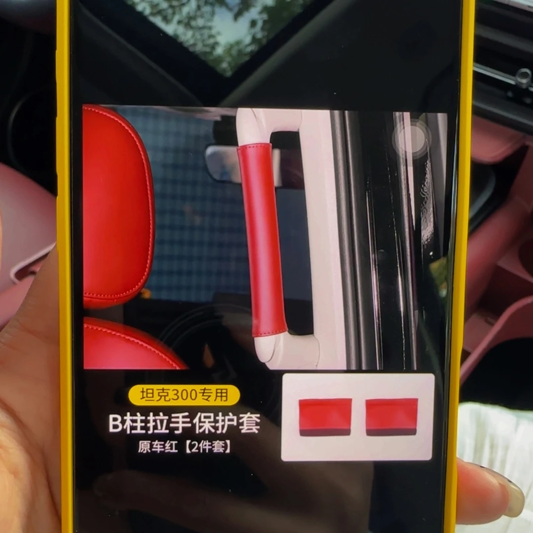 与**行B柱拉手保护套红色