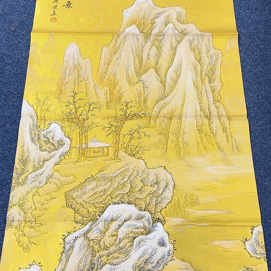 国画事事顺心如意万事如意万事