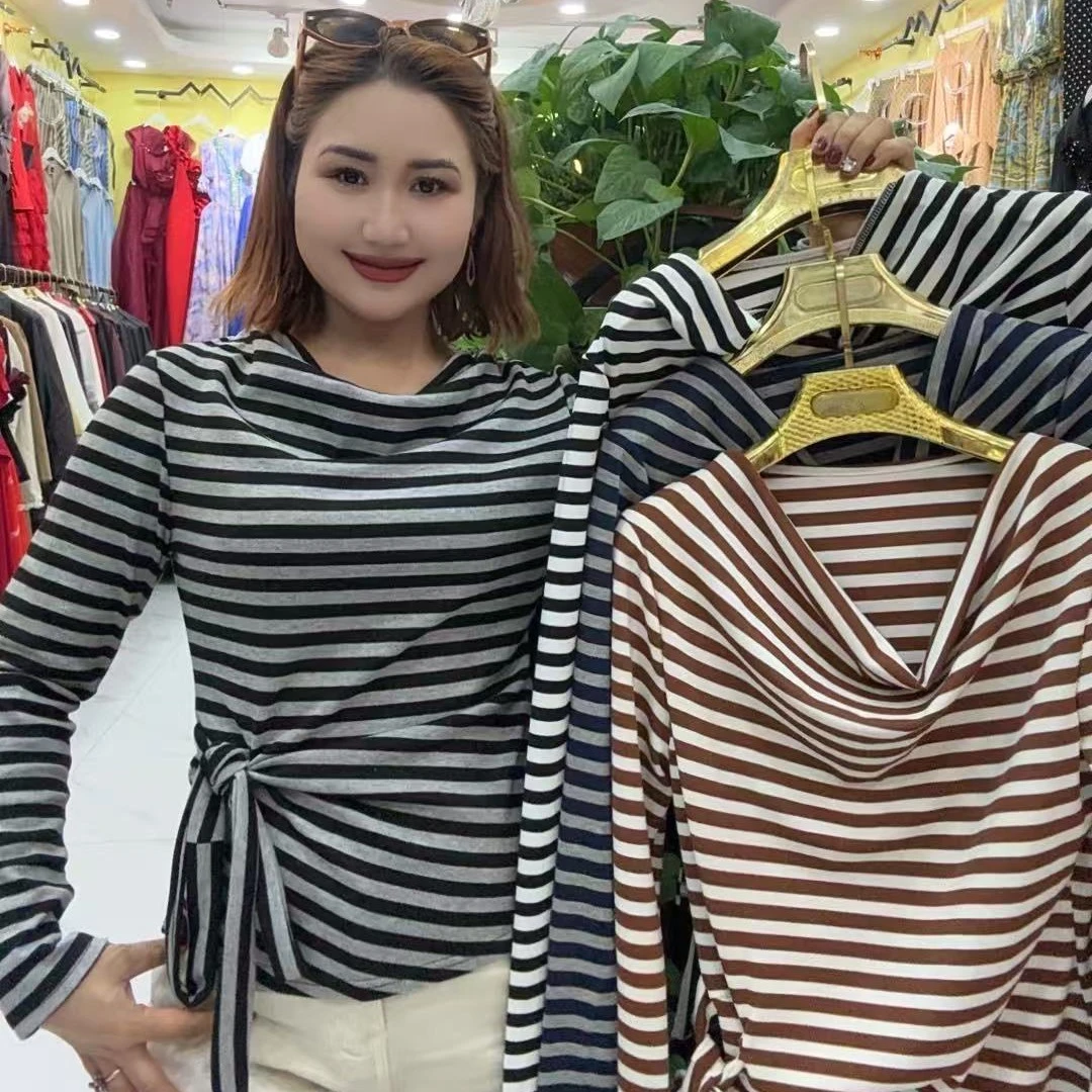 常规秋季拼接连帽套装抽褶辣妹风长袖T恤针织速干