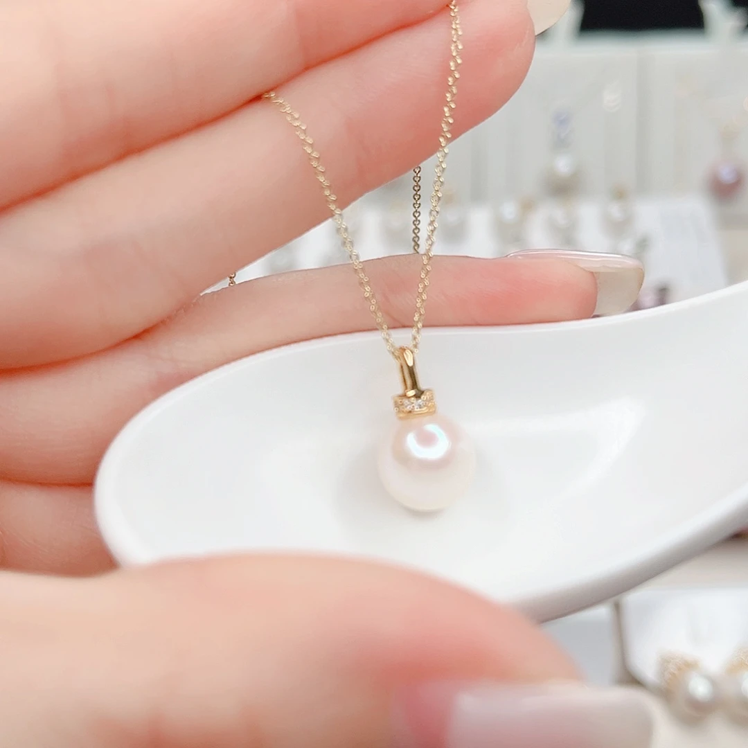 淡水珍珠吊坠(赠链)合金