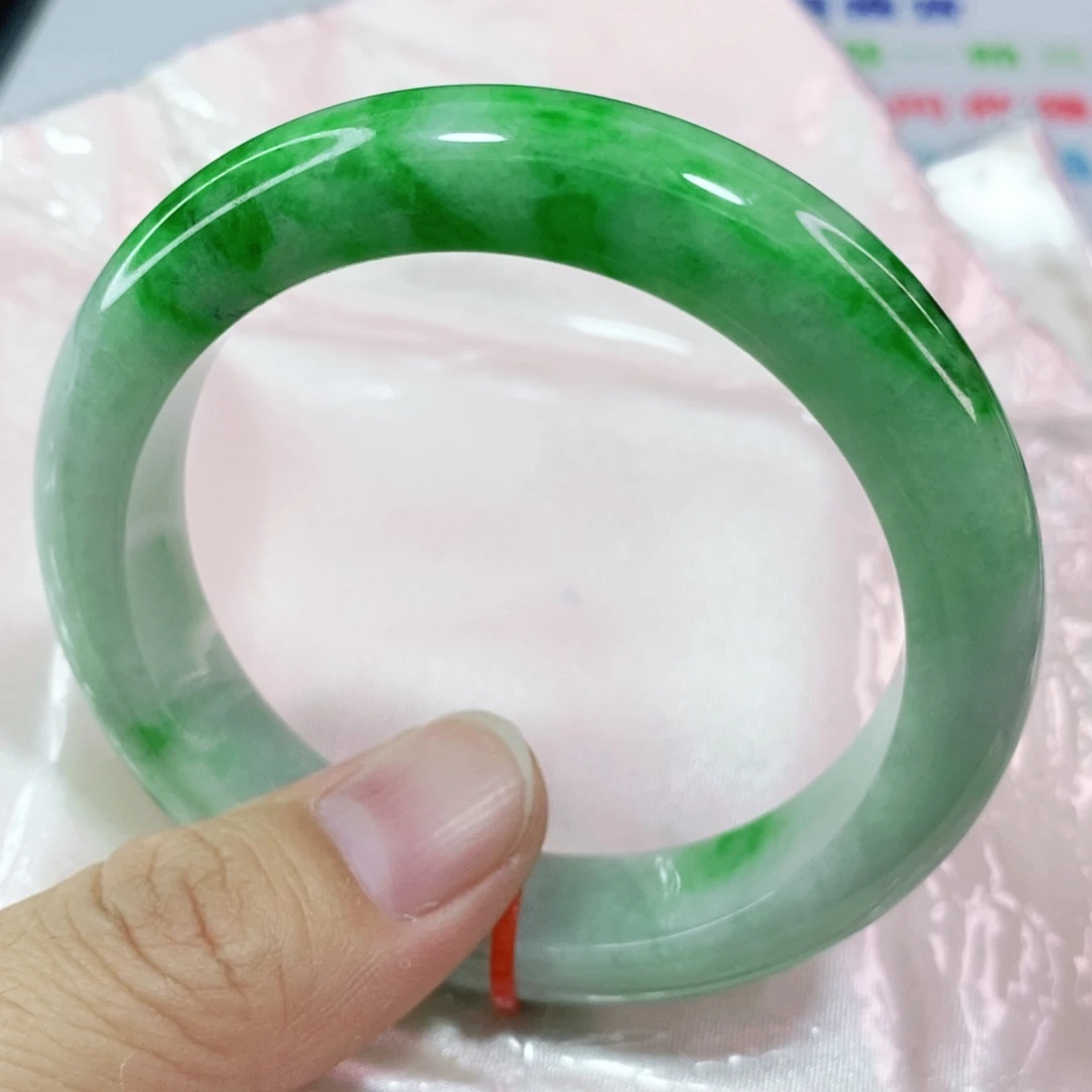 未镶嵌手镯翡翠55.2圈口高质量