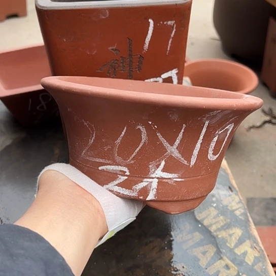 紫砂花盆透气花盆