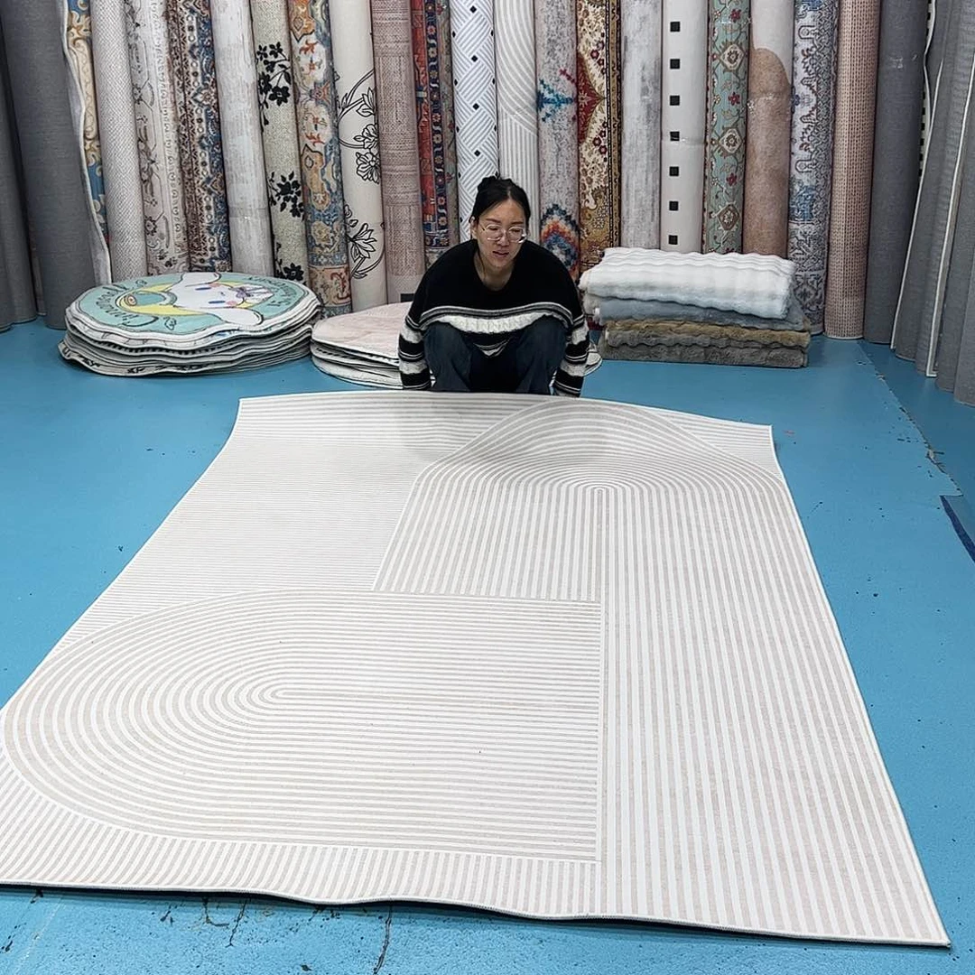 混纺180×260误差±1-3cm乳胶棉布底比利时绒微瑕特价